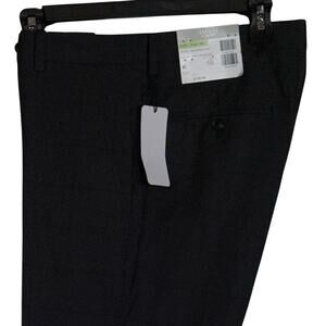 Alfani Men's Slim-Fit Windowpane Suit Pants, Grey/burgundy 30X30 $135
